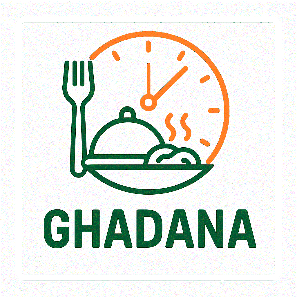 Ghadana Logo - Local Home Kitchen Meals